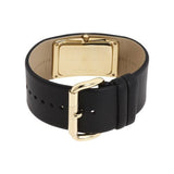 Marc Jacobs Champagne Dial Black Leather Strap Watch for Women - MBM2047