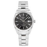 Tissot Gentleman Powermatic 80 Silicium Black Dial Silver Steel Strap Watch For Men - T127.407.11.061.01