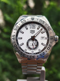 Tag Heuer Formula 1 Calibre 6 Automatic White Dial Silver Steel Strap Watch for Men - WAZ2013.BA0842