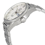 Tag Heuer Carrera Calibre 5 Automatic 41mm White Dial Silver Steel Strap Watch for Men - WAR201B.BA0723