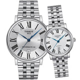 Tissot T Classic Carson Premium Automatic Lady Silver Dial Watch for Women - T122.207.11.033.00