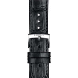 Tissot Carson Premium Powermatic 80 Black Dial Black Leather Strap Watch For Men - T122.407.16.051.00