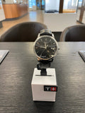 Tissot T Classic Tradition Black Dial Black Leather Strap Watch For Men - T063.610.16.057.00