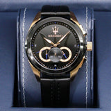 Maserati Traguardo 45mm Black Dial Watch Black Strap For Men - R8871612025