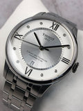 Tissot T Classic Chemin Des Tourelles Silver Dial Silver Steel Strap Watch For Men - T099.408.11.038.00