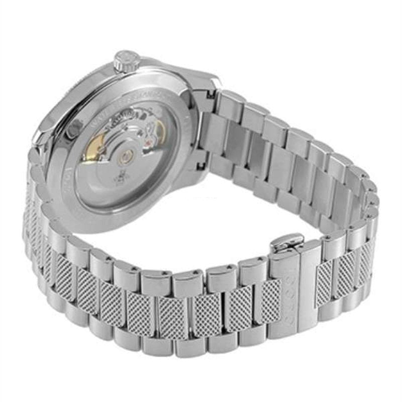 Gucci G Timeless Eryx Silver Dial Silver Steel Strap Watch For Men - YA126339/40