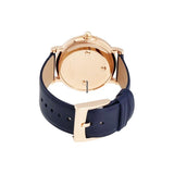 Marc Jacobs Roxy Navy Blue Dial Blue Leather Strap Watch for Women - MJ1534