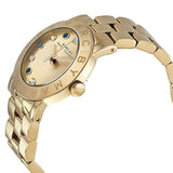 Marc Jacobs Amy Dexter Gold Dial Gold Stainless Steel Strap Watch for Women - MBM3215