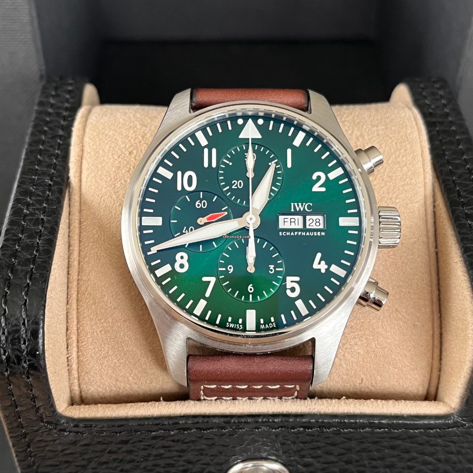 IWC Pilot s Watch Chronograph Edition Racing Green Watch for Men