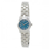 Marc Jacobs Amy Blue Dial Silver Stainless Steel Strap Watch for Women - MBM3274