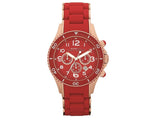 Marc Jacobs Rock Red Dial Red Stainless Steel Strap Watch for Women - MBM2577