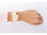 Marc Jacobs Blade Gold Dial Gold Stainless Steel Strap Watch for Women - MBM3101