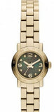 Marc Jacobs Grey Mother of Pearl Dial Gold Stainless Steel Strap Watch for Women - MBM3275