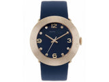 Marc Jacobs Blade Blue Dial Blue Leather Strap Watch for Women - MBM1224