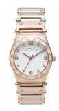 Marc Jacobs Amy White Dial Rose Gold Stainless Steel Strap Watch for Women - MBM8559