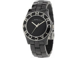 Marc Jacobs Black Dial Ceramic Black Strap Watch for Women - MBM9501