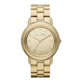 Marc Jacobs Marci Gold Dial Gold Ion Plated Stainless Steel Strap Watch for Women - MBM3098