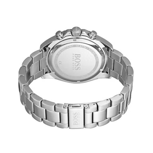 Hugo Boss Ocean Edition Chronograph Blue Dial Silver Steel Strap Watch for Men - 1513704
