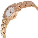 Marc Jacobs Mini Amy White Dial Rose Gold Stainless Steel Strap Watch for Women - MBM3078