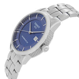 Tissot Luxury Powermatic 80 Blue Dial Silver Steel Strap Watch For Men - T086.407.11.041.00