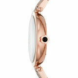 Emporio Armani Mother of Pearl Dial Rose Gold Steel Strap Watch For Women - AR11236