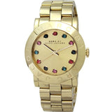 Marc Jacobs Blade Gold Dial Gold Steel Strap Watch for Women - MBM3141