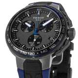 Tissot T Race Cycling Black Dial Two Tone Rubber Strap Watch For Men - T111.417.37.441.06