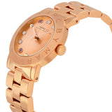 Marc Jacobs Amy Dexter Rose Gold Dial Rose Gold Stainless Steel Strap Watch for Women - MBM3216