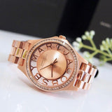 Marc Jacobs Henry Rose Gold Dial Rose Gold Stainless Steel Strap Watch for Women - MBM3339