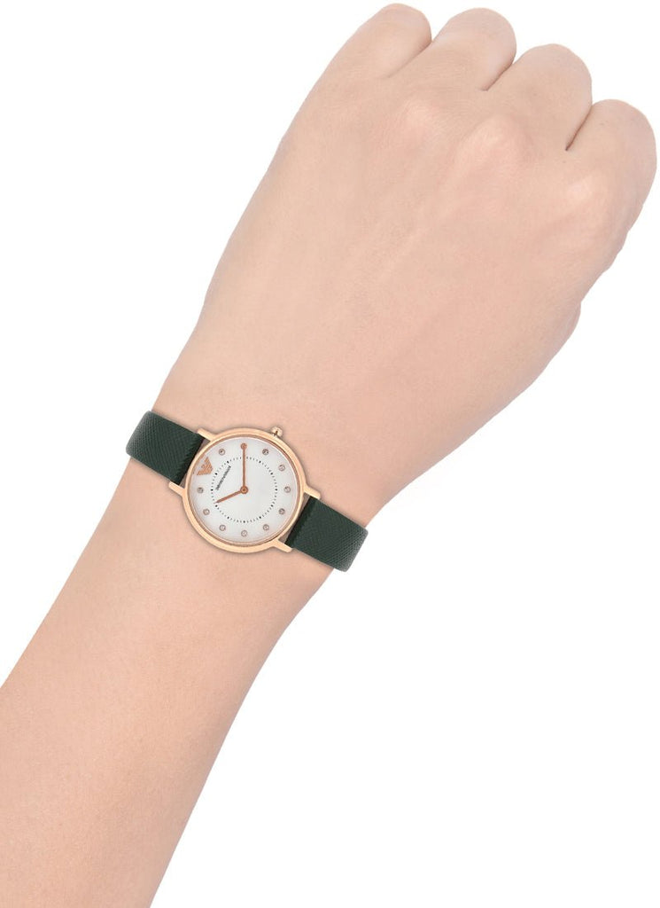 Premiere Steel and Leather 26mm Ladies Watch