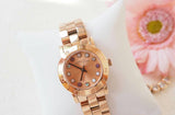 Marc Jacobs Amy Rose Gold Dial Rose Gold Stainless Steel Strap Watch for Women - MBM3219