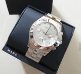 Marc Jacobs Blade White Dial Silver Stainless Steel Strap Watch for Women - MBM3080