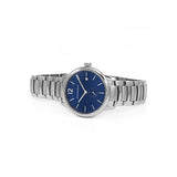 Burberry The Classic Blue Dial Silver Steel Strap Watch for Men - BU10007