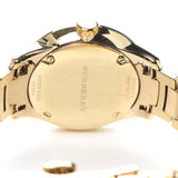 Burberry The Classic Champagne Dial Gold Steel Strap Watch for Women - BU10109
