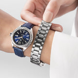 Tag Heuer Formula 1 Quartz 35mm Blue Dial with Diamonds Silver Steel Strap Watch for Women - WBJ1316.BA0666