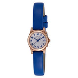 Marc Jacobs Henry White Dial Blue Leather Strap Watch for Women - MBM1238