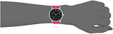 Marc Jacobs Roxy Black Dial Pink Leather Strap Watch for Women - MJ1535