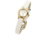 Marc Jacobs Blade White Dial White Leather Strap Watch for Women - MBM1344