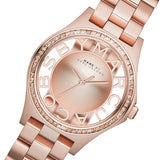 Marc Jacobs Henry Rose Gold Dial Rose Gold Stainless Steel Strap Watch for Women - MBM3339