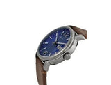 Marc Jacobs Fergus Blue Dial Brown Leather Strap Watch for Men - MBM5078