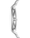 Marc Jacobs Roxy White Dial Silver Steel Strap Watch for Women - MJ3525