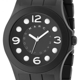 Marc Jacobs Pelly Black Dial Black Stainless Steel Strap Watch for Women - MBM2516