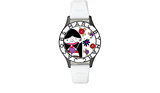 Marc Jacobs Miss Marc White Flower Dial White Silicone Strap Watch for Women - MBM5513