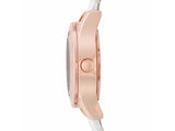 Marc Jacobs Blade Mini White Dial White Leather Strap Watch for Women - MBM1207