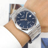 Tissot PRX Powermatic 80 Blue Dial Silver Steel Strap Watch For Men - T137.407.11.041.00