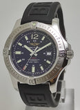 Breitling Colt Automatic 44mm Black Dial Rubber Strap Mens Watch - A1738811/BD44/152S