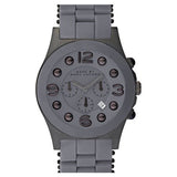 Marc Jacobs Pelly Grey Dial Grey Silicone Steel Strap Watch for Women - MBM2566