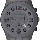 Marc Jacobs Pelly Grey Dial Grey Silicone Steel Strap Watch for Women - MBM2566