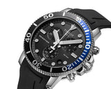 Tissot Seastar 1000 Quartz Chronograph Black Dial Black Rubber Strap Watch For Men - T120.417.17.051.02