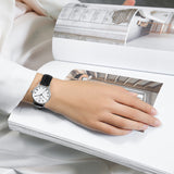 Tissot Everytime Small White Dial Black Leather Strap Watch For Women - T109.210.16.033.00